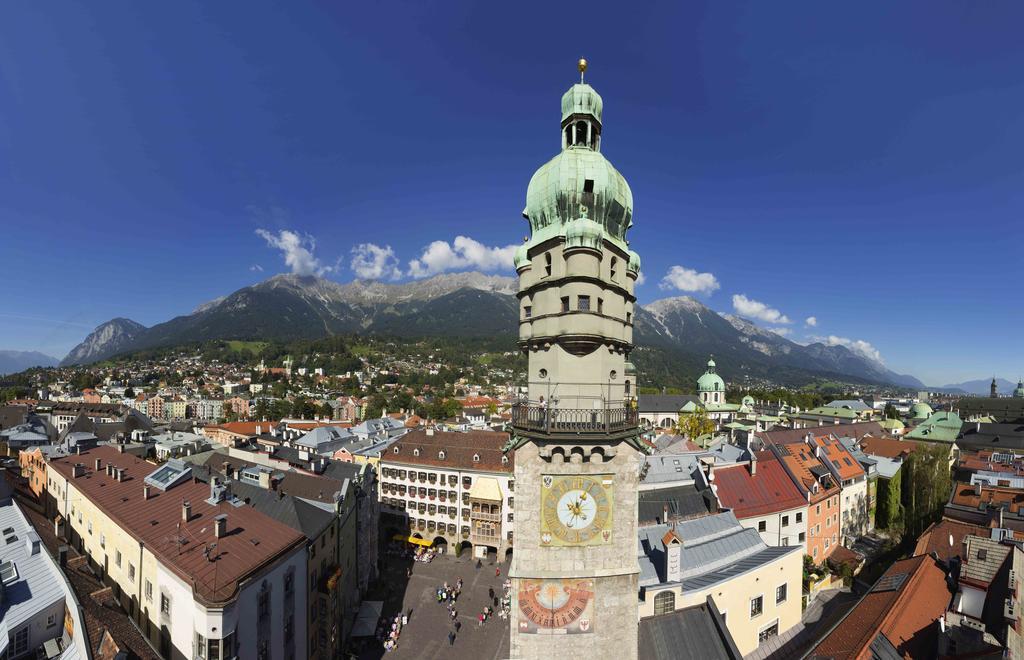 Riedz Apartments Innsbruck- Zentrales Apartmenthaus mit grüner Oase Exterior foto