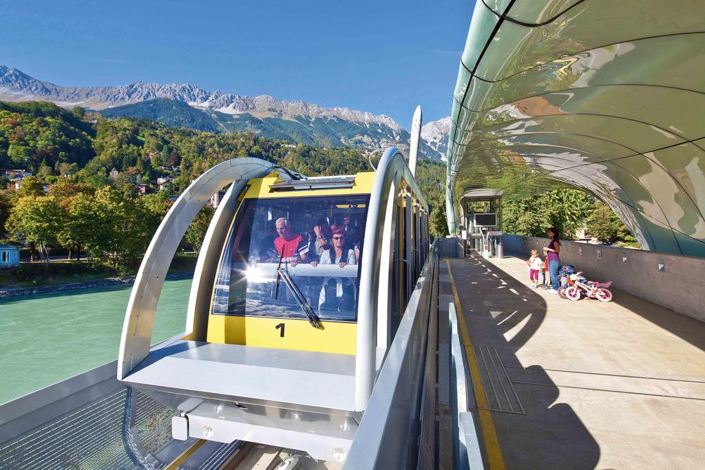 Riedz Apartments Innsbruck- Zentrales Apartmenthaus mit grüner Oase Exterior foto
